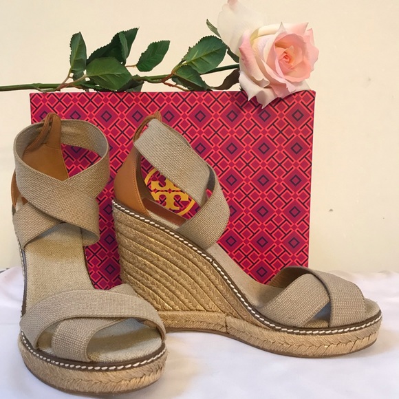 Tory Burch Shoes - ❣️HP❣️Tory Burch Adonis Espadrille Wedge, size 8